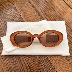 Le Specs Nouveau Sunglasses in Caramel